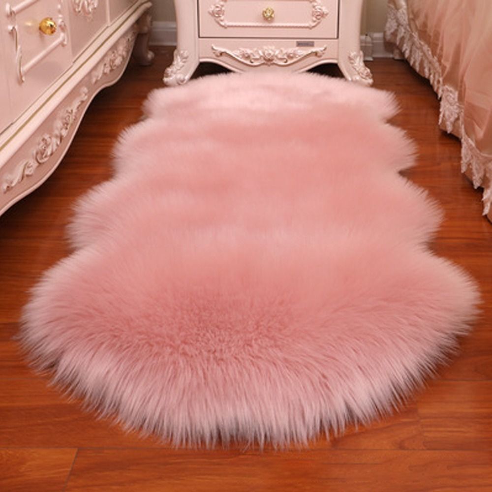 Door Mat Blank - Artificial Sheepskin Long Hair Carpet Floor