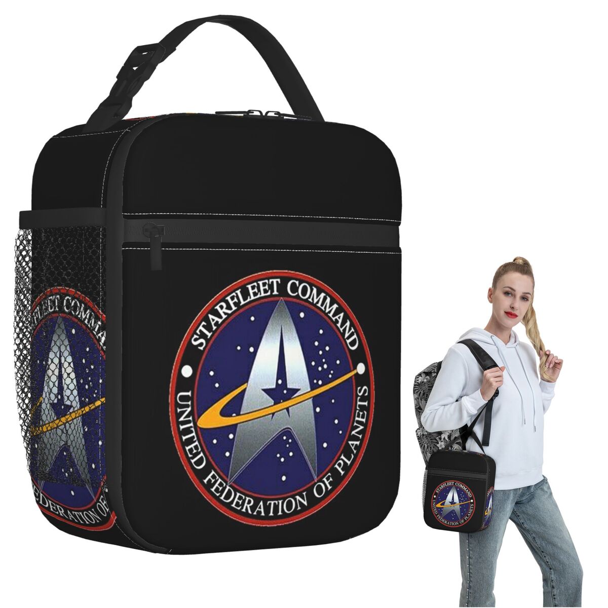 Tote Bag Sublimation - Star Treks Science Fiction TV Series