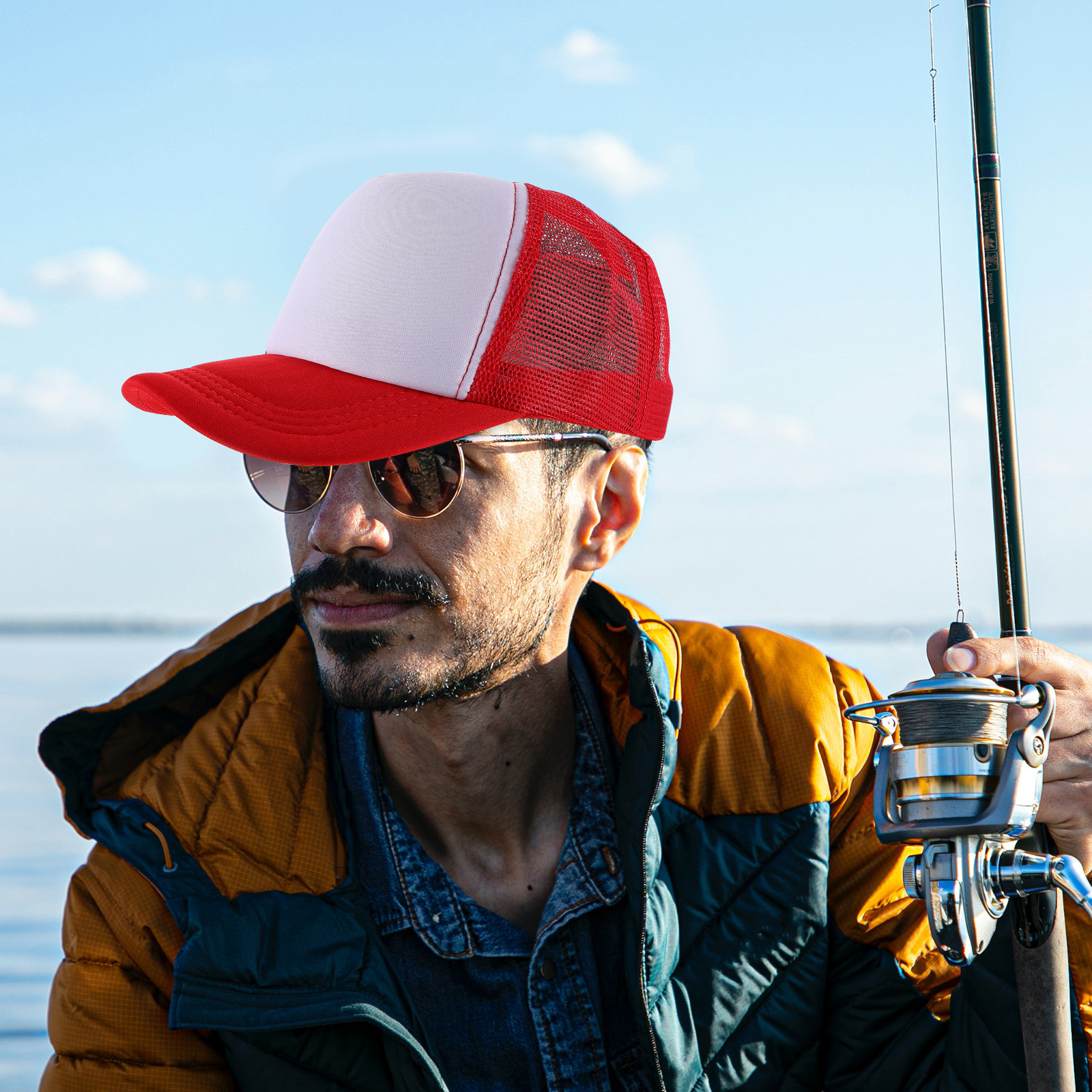 5Pcs Blank Mesh Baseball Caps  – обзор и цена Hat Sublimation Blank