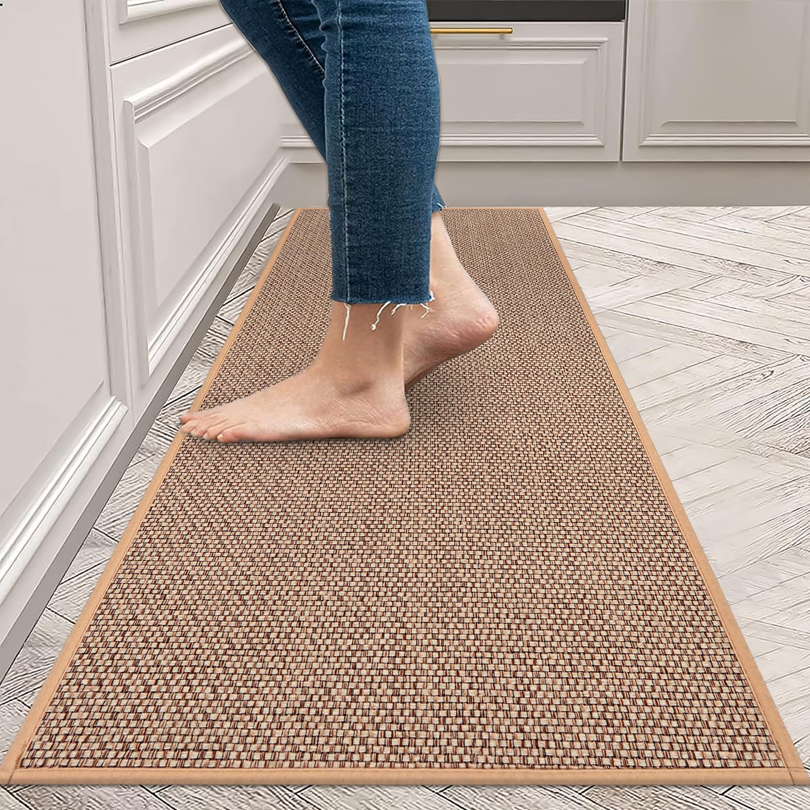 Linen Weave Kitchen Floor Mat  – обзор и цена Door Mat Blank
