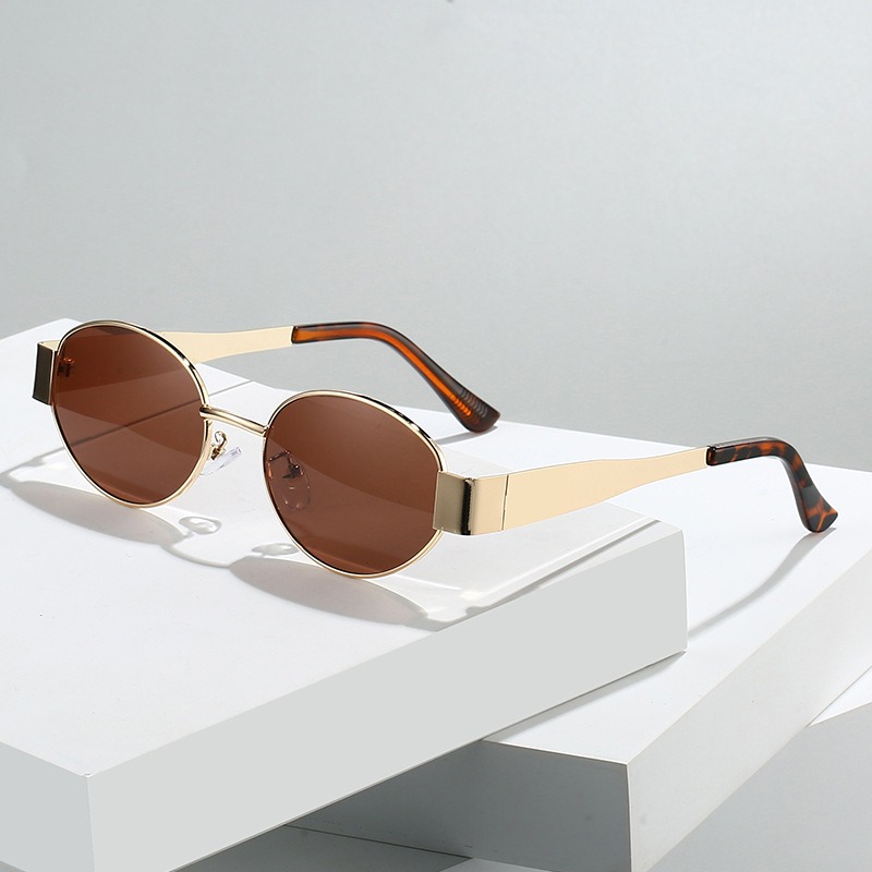 New Oval Sunglasses for Women  – обзор и цена Metal Photo Panel