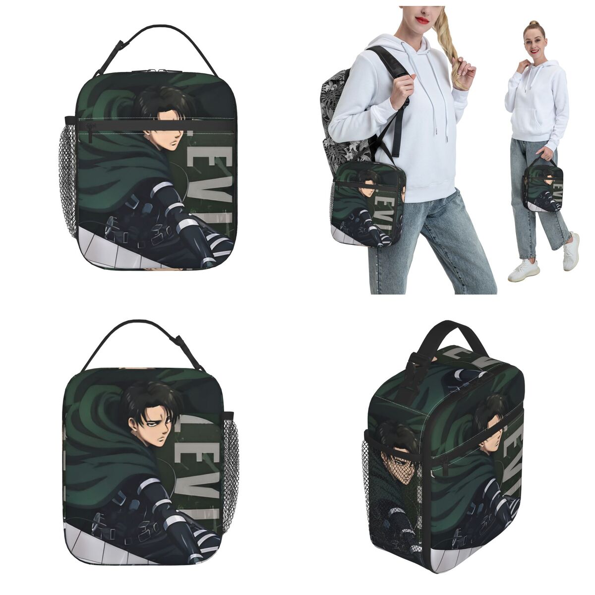 Levi Ackerman AOT Manga Insula – обзор и цена Tote Bag Sublimation
