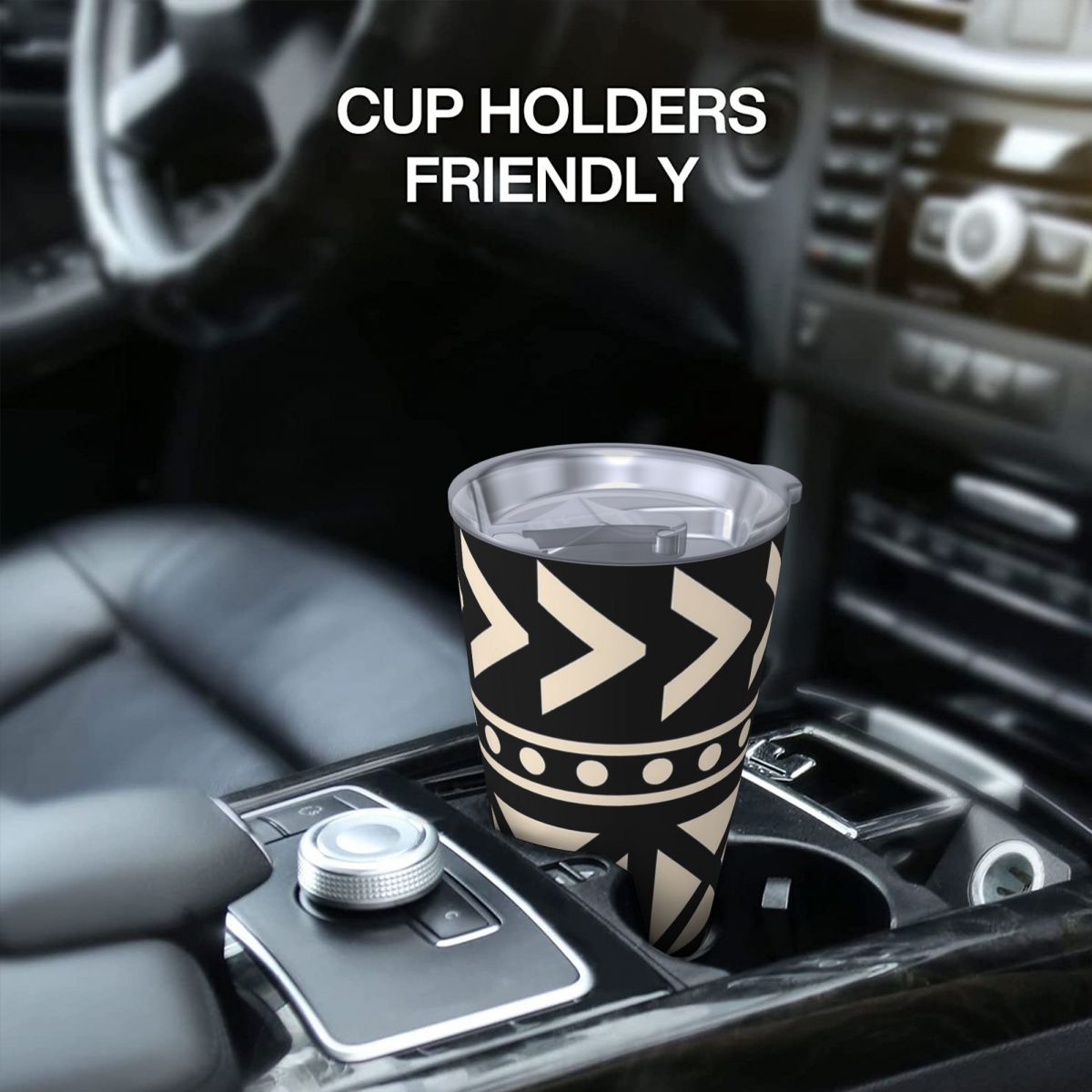 African Mud Cloth Black And Wh – обзор и цена Tumbler 20Oz White