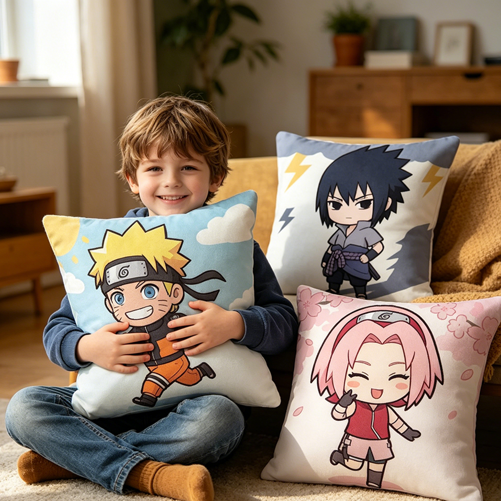 Uzumaki Naruto Fashion Decor T – обзор и цена Pillow Cover Sublimation