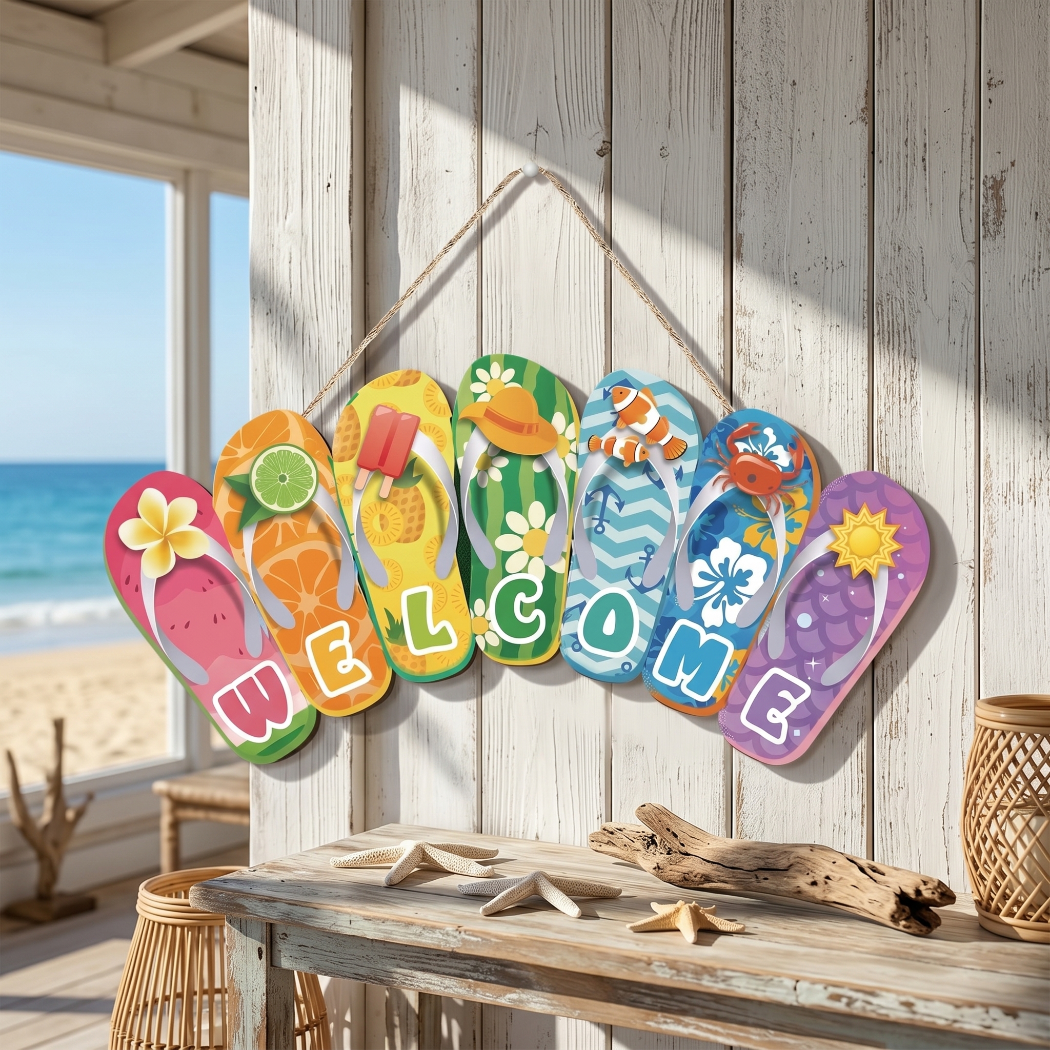 Hello Summer Felt Slippers Doo – обзор и цена Yard Sign Blank