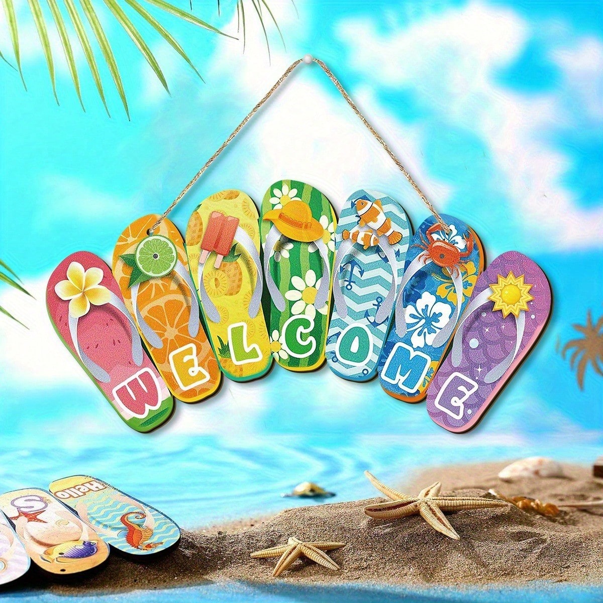 Hello Summer Felt Slippers Doo – обзор и цена Yard Sign Blank
