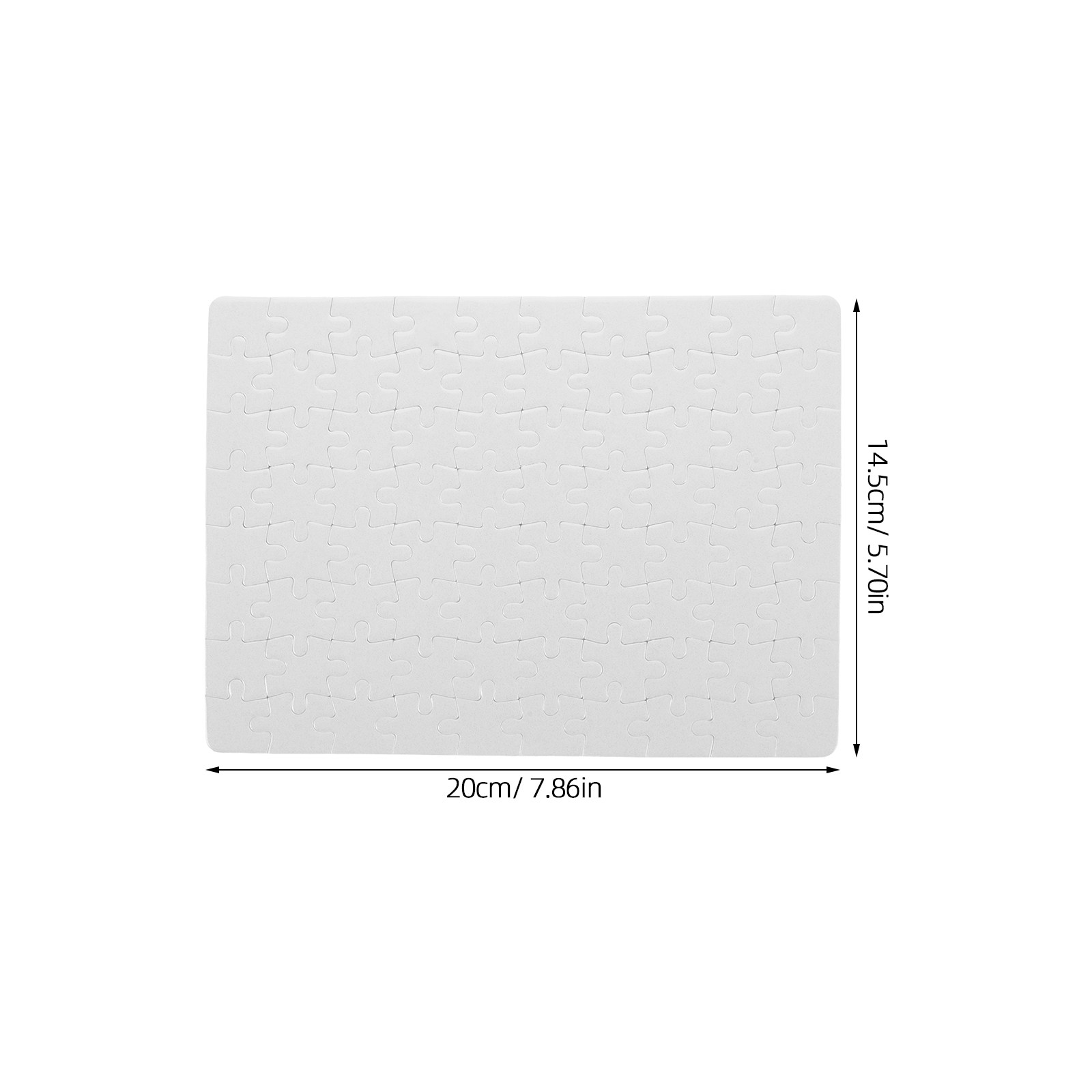 4 Sheets DIY Blank Puzzle Piec – обзор и цена Puzzle Blank White
