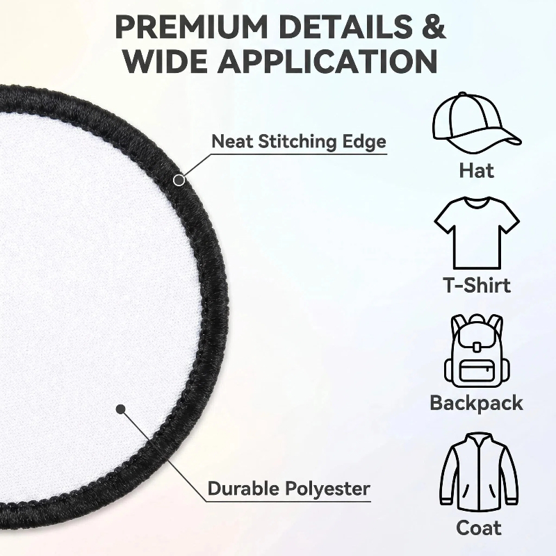 40 PCs Sublimation Patches Clo – обзор и цена Hat Sublimation Blank