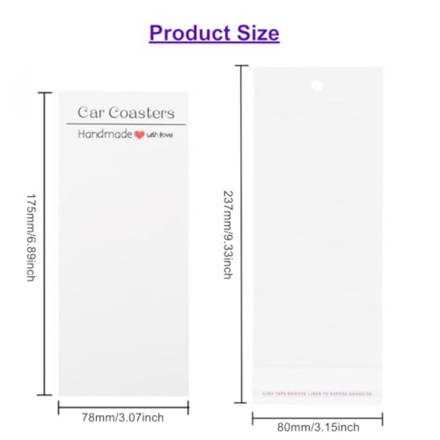 Sets Car Coaster Packaging for – обзор и цена Coaster Sublimation Blank