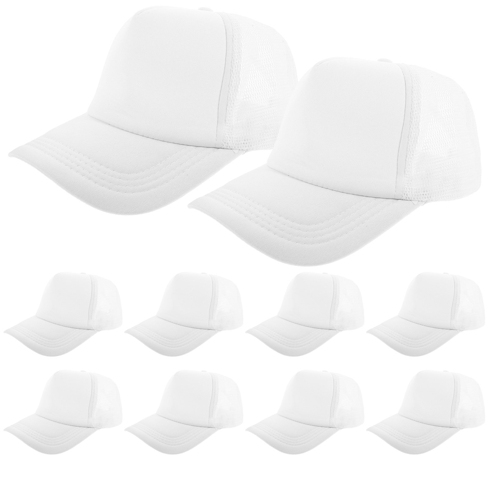 10Pcs Blank Mesh Baseball Hats – обзор и цена Hat Sublimation Blank