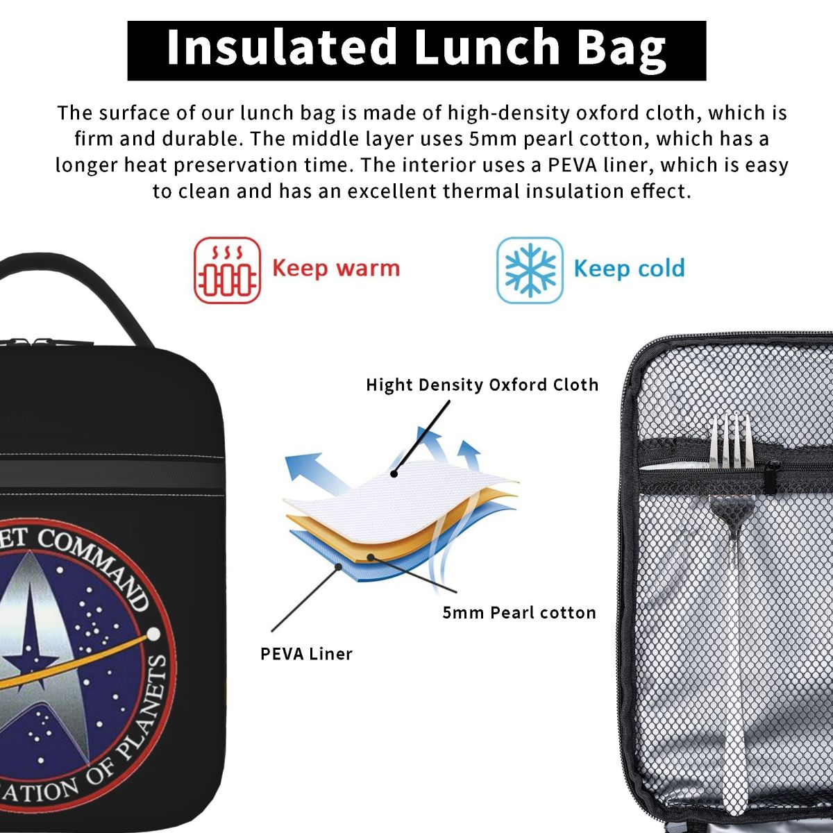 Star Treks Science Fiction TV  – обзор и цена Tote Bag Sublimation