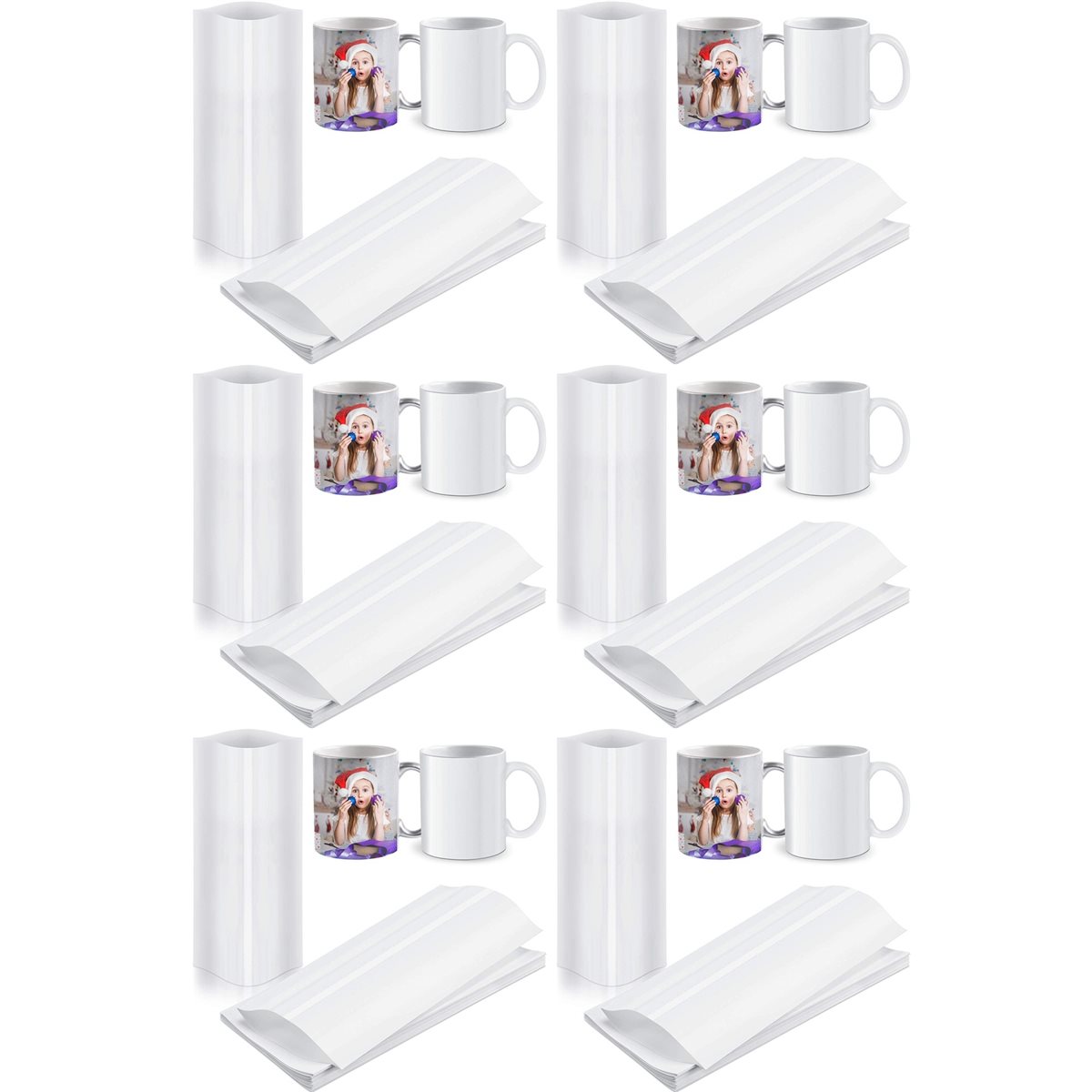 BAAE 420Pcs Sublimation Shrink – обзор и цена Sublimation Mug White