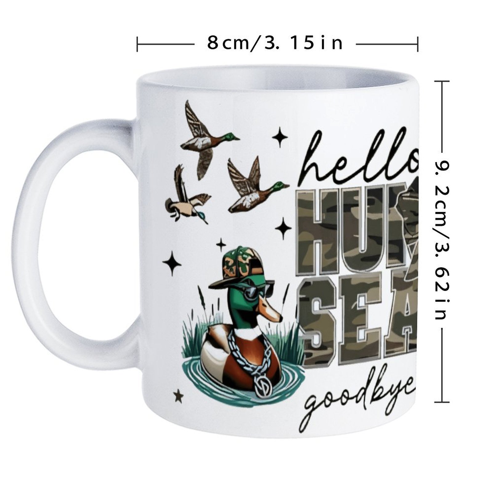 Hello Hunting Season Goodbye H – обзор и цена Sublimation Mug White
